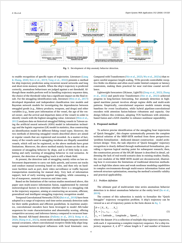 MSIF-SSTR: A "Quick smuggler" smuggling speedboat trajectory recognition method based on multi-source information fusion.