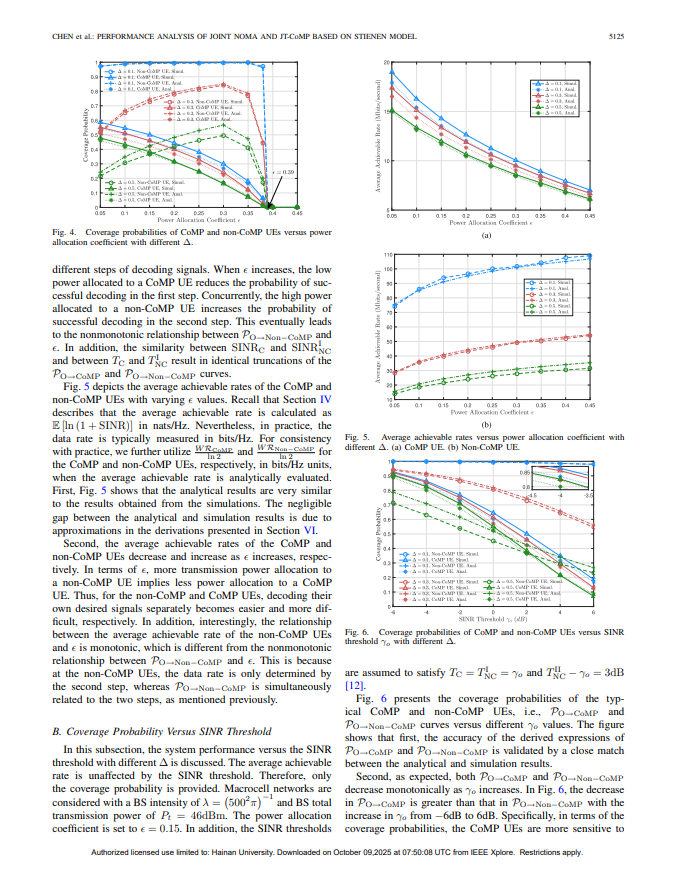Performance Analysis of Joint NOMA and JT-CoMP Based on Stienen Model